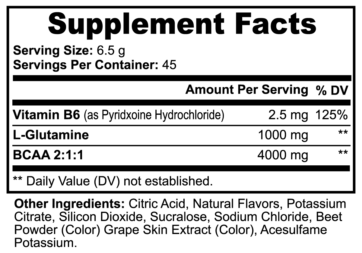 BCAA - branched-chain amino acids (Honeydew/Watermelon)