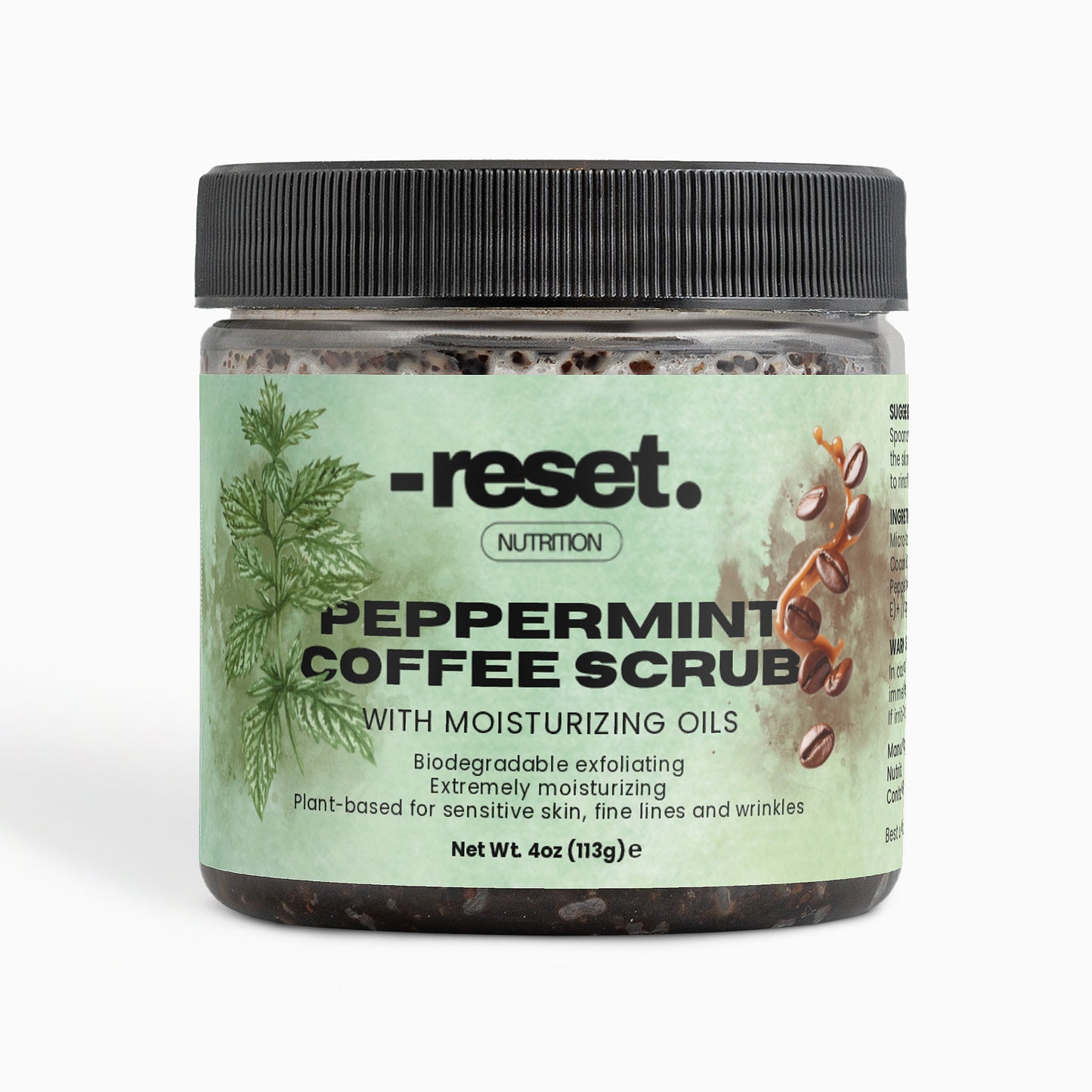 Peppermint Coffee Scrub