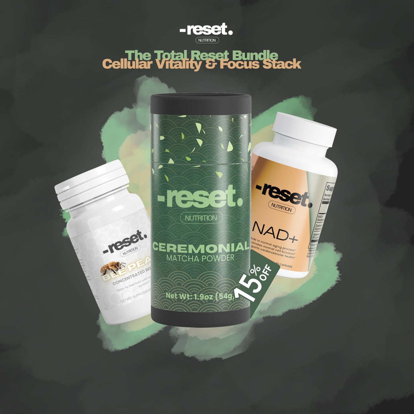 The Total Reset Bundle | Cellular Vitality & Focus Stack