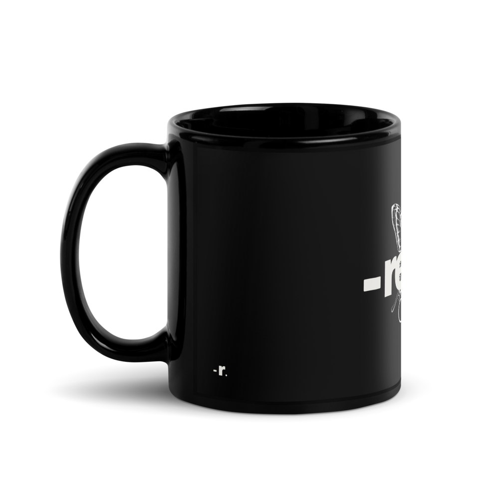 The Reset Rituals | Butterfly black mug