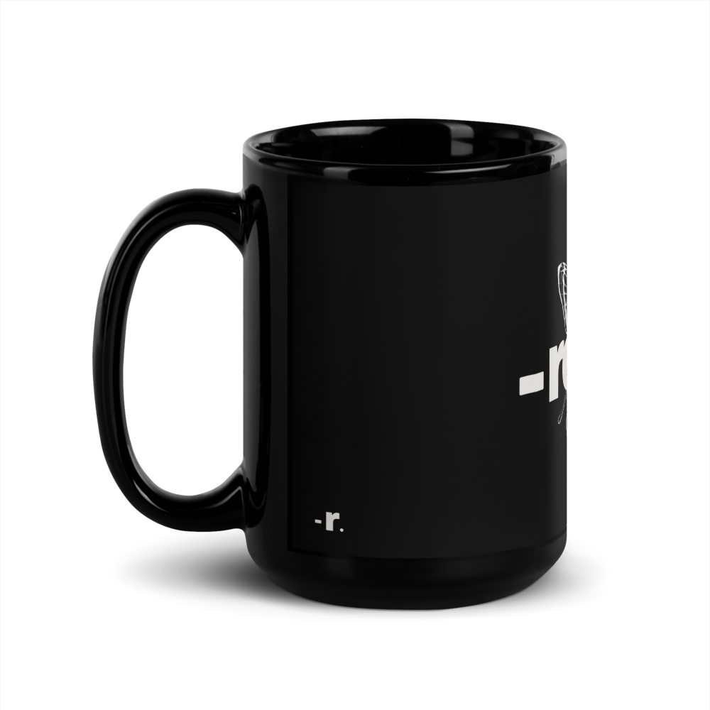 The Reset Rituals | Butterfly black mug