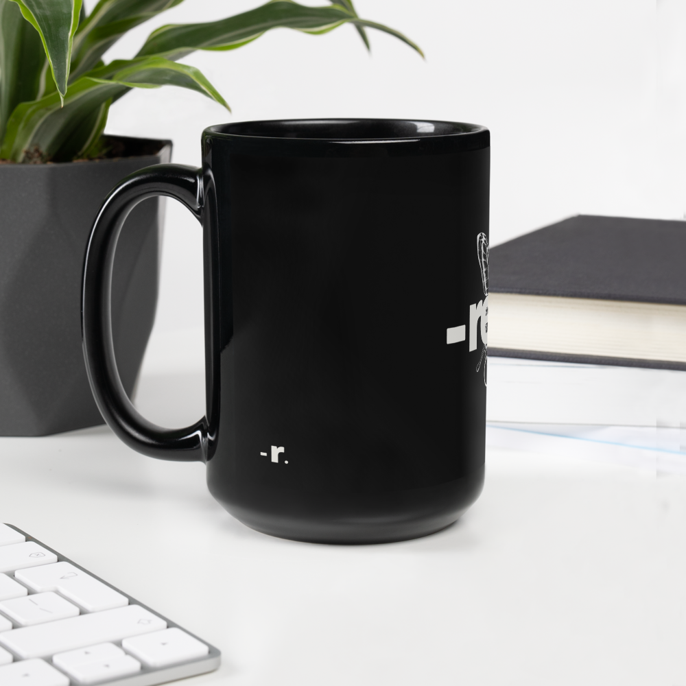 The Reset Rituals | Butterfly black mug